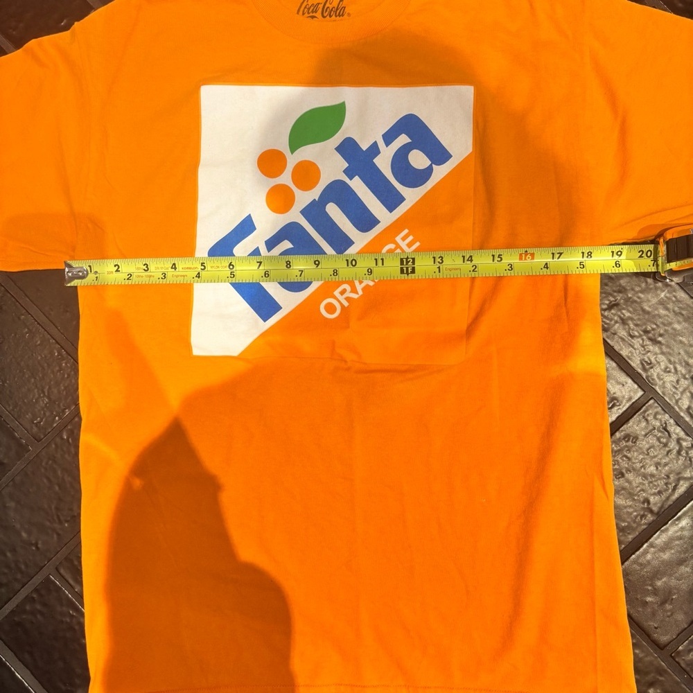 Men’s Medium 2018 vintage inspired Fanta Orange T-Shirt by Cocoa Cola. - Picture 4 of 7